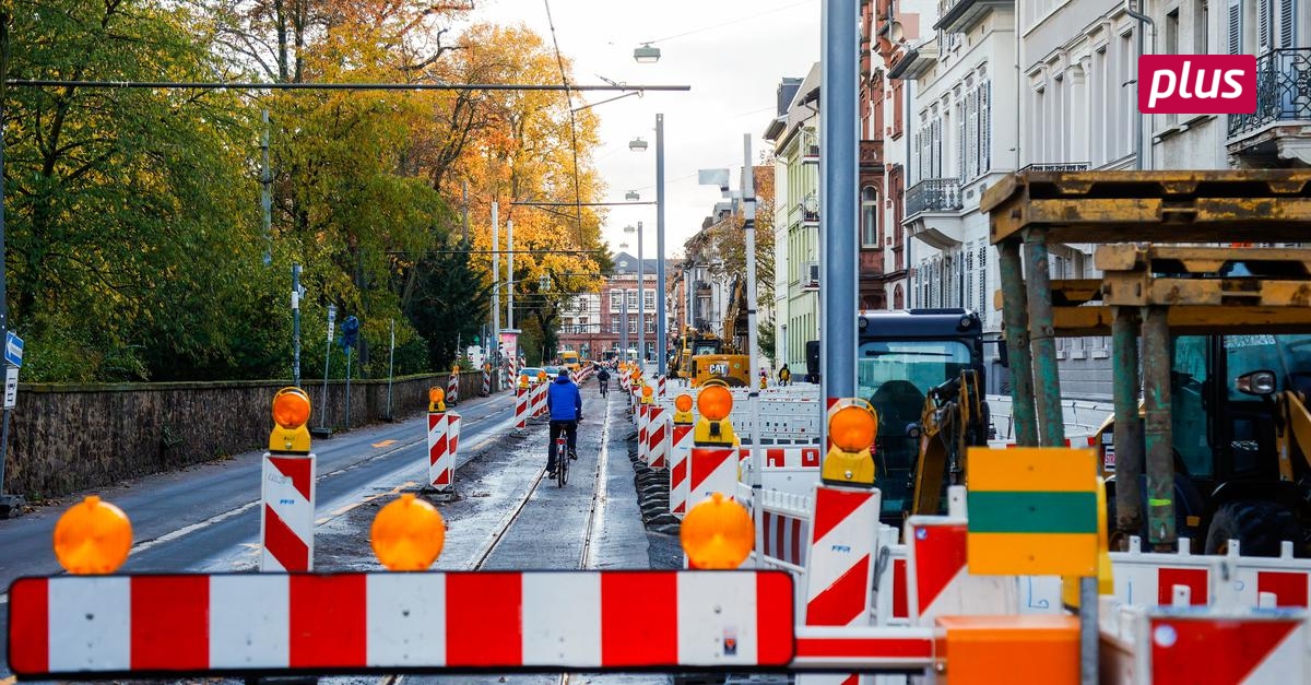 Ärger über Radfahrer In Der Baustelle Frankfurter Straße